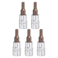 F&uuml;r H4 5x 1/4" Vierkantantrieb Hohlmei&szlig;el-Bitsatz mit Verl&auml;ngerung, rot