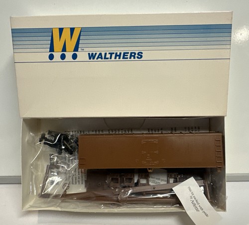 Kit de coche frigorífico de madera Walthers escala HO 40' DS #932-2400 sin decorar | Zustand: Used