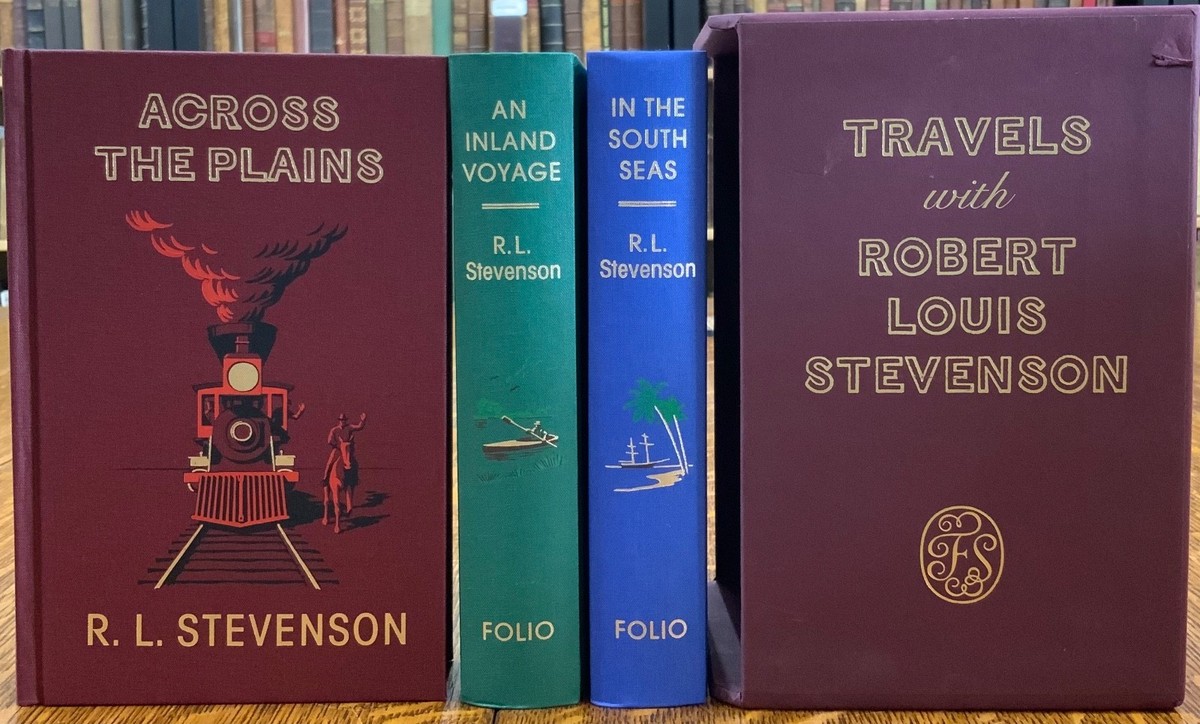 2004 Travels with Robert Louis Stevenson Folio Society 3 Volume