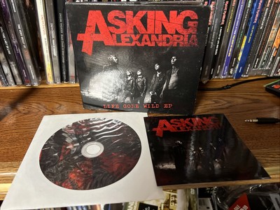 Asking Alexandria Life Gone Wild EP COMPLETE WITH STICKER AND DVD OOP