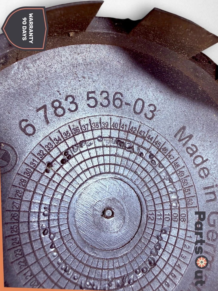 10-17 BMW X3 X5 Varios Modelos Tapacubos de Rueda Central Cubierta de Llanta 6783536-03 Fabricante de Equipo Original Foto 3 de 3