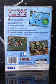 STUNNING Sega Saturn THE LEGEND OF OASIS Complete in Box CIB MANUAL