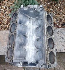MERCEDES BENZ M117 V8 ENGINE BLOCK. FROM 1989 500 SEL W126 BARE ART FORM TABLE 