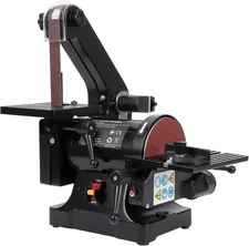 1x30'' Benchtop Belt Sander with 5'' Disc Bench Sander (8 * 80Grit, 4 *100 Grit)