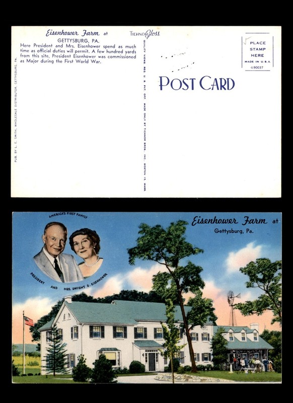 Mayfairstamps US Pennsylvania Gettysburg Eisenhower farm Post Card cca_15209