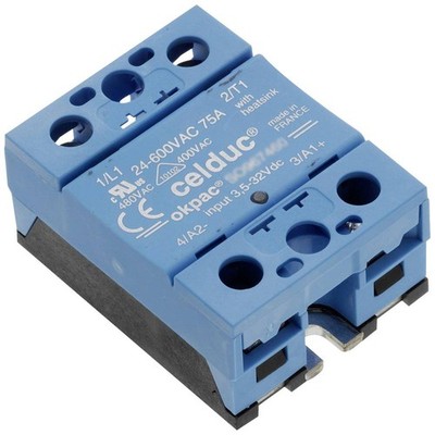 Celduc Halbleiterrelais SO867070 75 A Schaltspannung (max.): 510 V/AC 1 St.