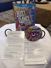 Just Dance 2016 (Nintendo Wii U, 2015) CIB! W/ Inserts! Works Great! SO Fun!
