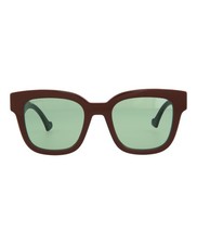 Gucci Womens Square/Rectangle Brown Black Green Fashion Designer Eyewear