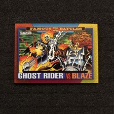 1993 Skybox Marvel Universe Series 4 - 172 Ghost Rider Vs Blaze
