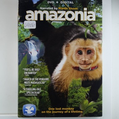 Amazonia DVD 2016 Narrated by Martin Sheen Widescreen Family Nature Documentary