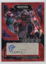 2024 Prizm Draft Picks Saturday Star Signatures Red Ice Emani Bailey Auto 1n2k