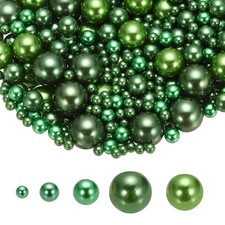 4/6/8/12/14mm Pearl Bead for Vase Filler, 600 Pcs NO Hole Round Faux Pearl Fl...