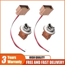 2* Headlamp Light Socket Brake Tail Turn Signal Parking + Pigtail Fit for FORD