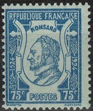 Timbre France 209** Ronsard  luxe neuf sans charnière
