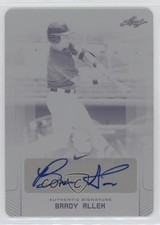 2017 Leaf Perfect Game National Showcase 1/1 Brady Allen #BA-BA3 Auto 0n7b