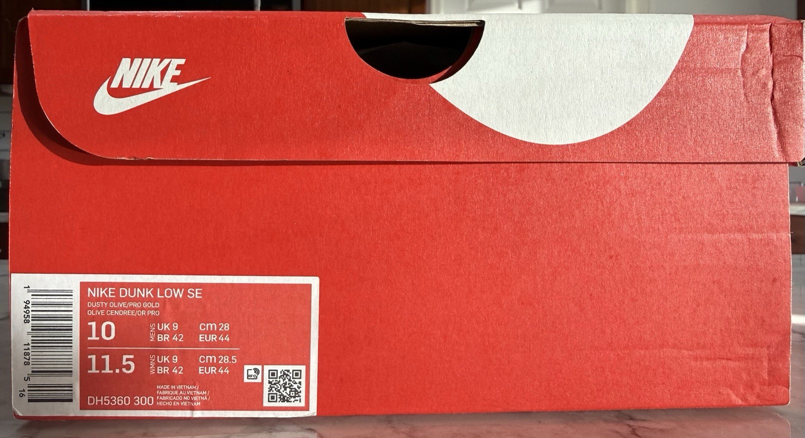 Nike Dunk Low ‘Dusty Olive’ SIZE 10 BRAND NEW DH5360-300 thumbnail 7