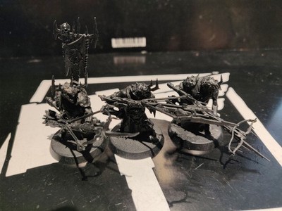 Warhammer Old World AOS Warcry Orruk Warclans Kruleboyz Man-Skewer Boltboyz x3