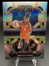 Moriah Jefferson #92 Select Silver Prizm WNBA Basketball 2024 Chicago Sky