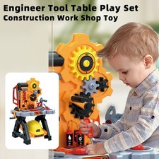 48Pcs Engineer Tool Table Play Set Construction Work Shop Toy Gift Tool Kit