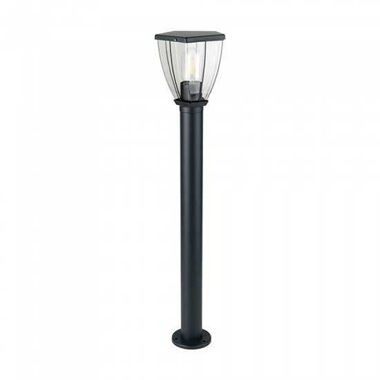 V-TAC VT-839 Lanterna da Giardino Acciaio Grigio Opaco E27 800mm