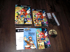 BIG BOX Mario Party 6 Nintendo GameCube COMPLETE Microphone CIB Disc Case Insert