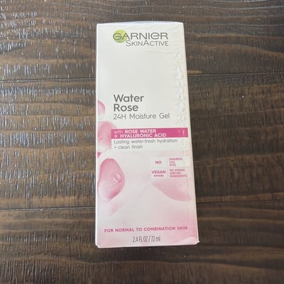 Garnier SkinActive Water Rose 24H Moisture Gel Hyaluronic Acid 2.4oz Lot of 3