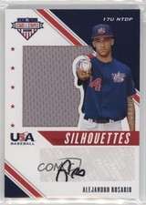 2020 Panini USA Baseball Stars & Stripes 62/205 Alejandro Rosario Auto 0s55