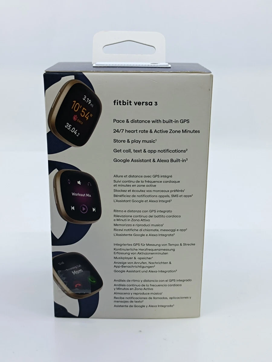 Fitbit Versa 3 Smartwatch GPS Midnight Soft Gold FB511GLNV_0.2_6