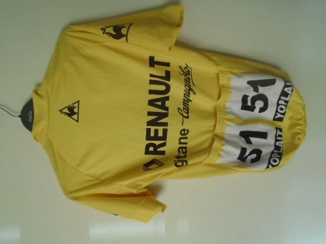 Le Coq Sportif Renault Gitane Campagnolo Cycling Jersey Small Shirt - Image 3 of 4