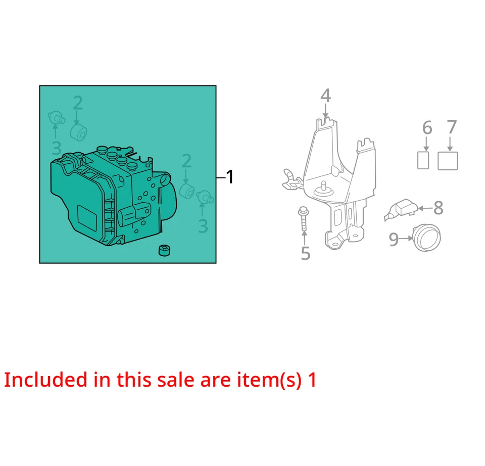 Conjunto de actuador y bomba de pieza de freno antibloqueo OEM para 07-08 LEXUS ES350 13221 Foto 3 de 4
