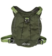 EUC Kurgo Cascade Dog Backpack Harness Medium Green Hiking Pack