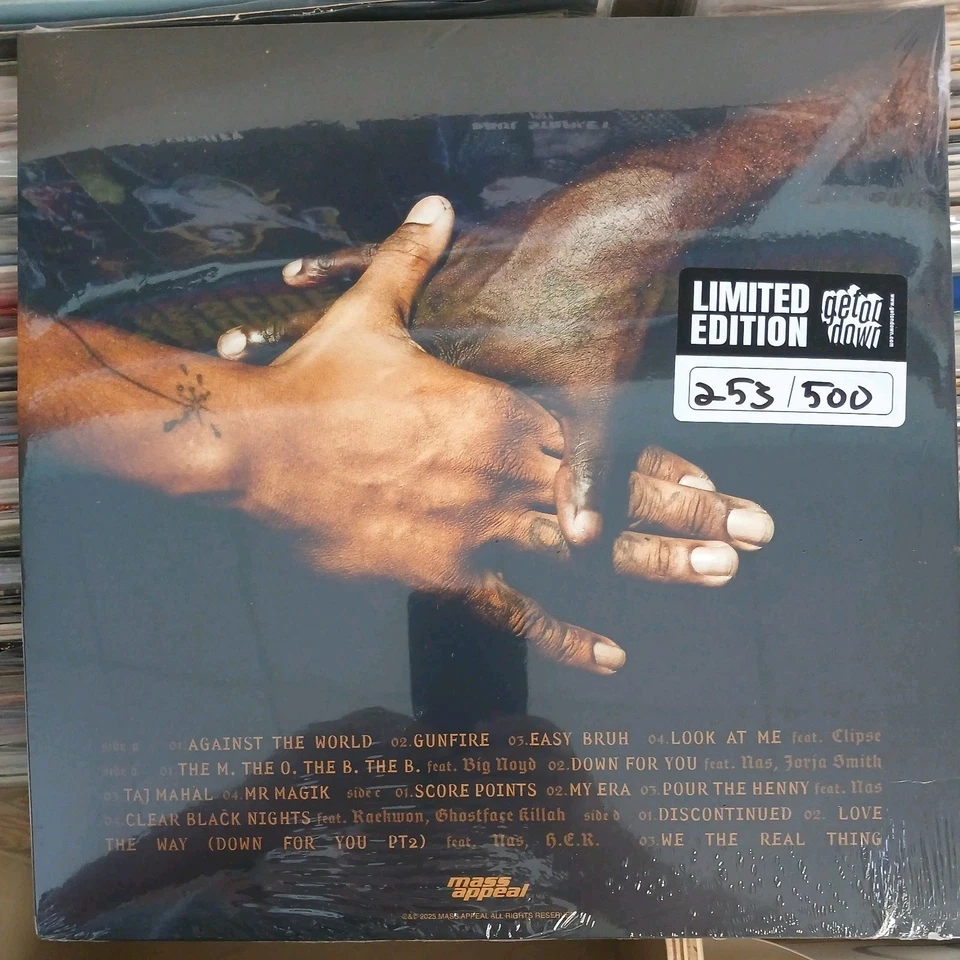SEALED The Infamous MOBB DEEP Infinite Hand #'D 253/500 Splatter Vinyl Record LP Foto 3 de 4