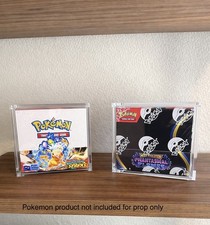 Pokemon Magnetic Booster Box Acrylic Case Card Protective Display Premium UV