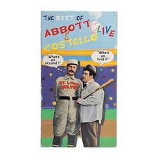 The Best of Abbott and Costello Live (VHS, 1997) Rare OOP Fast Shipping 