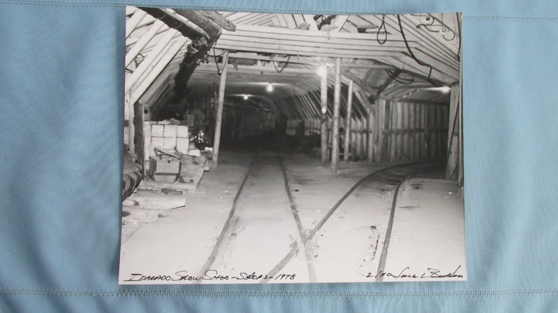 1978 Telluride Colo. Idarado Mine Snow Shed Shops Photo-Jack Bonham Print