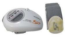 Sony Walkman SRF-M85W AM FM Portable Radio S2 Sports w/ Clip Arm Band Tested