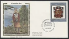 1989 #1241 Canadian Art FDC Colorano "Silk" Cachet Hull PQ