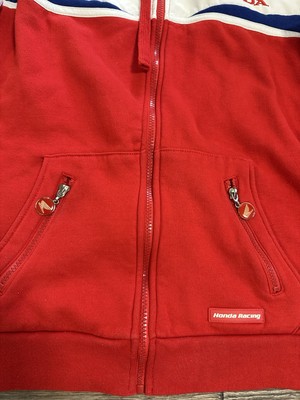 Honda Racing Zip Hoodie Vintage Clinton Small Men | eBay