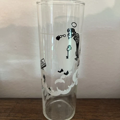 Vintage Federal Glass No Dogs Allowed In Heaven Tall Glass