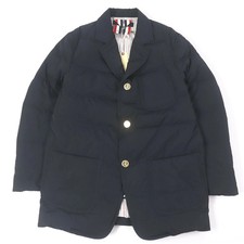 THOM BROWNE Mens Tailored Down Jacket Coat Un...