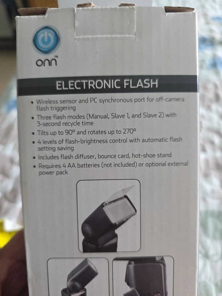 NEW in Box ONN Electronic Flash for DSLR Cameras - Image 4 of 4