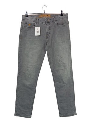 LERROS Herren Jeans Regular Fit Grau W38 Baumwolle Stretch Casual