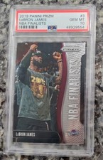 2019-20 Panini Prizm - Nba Finalists LeBron James #3 PSA Gem MT 10 Very Nice!!