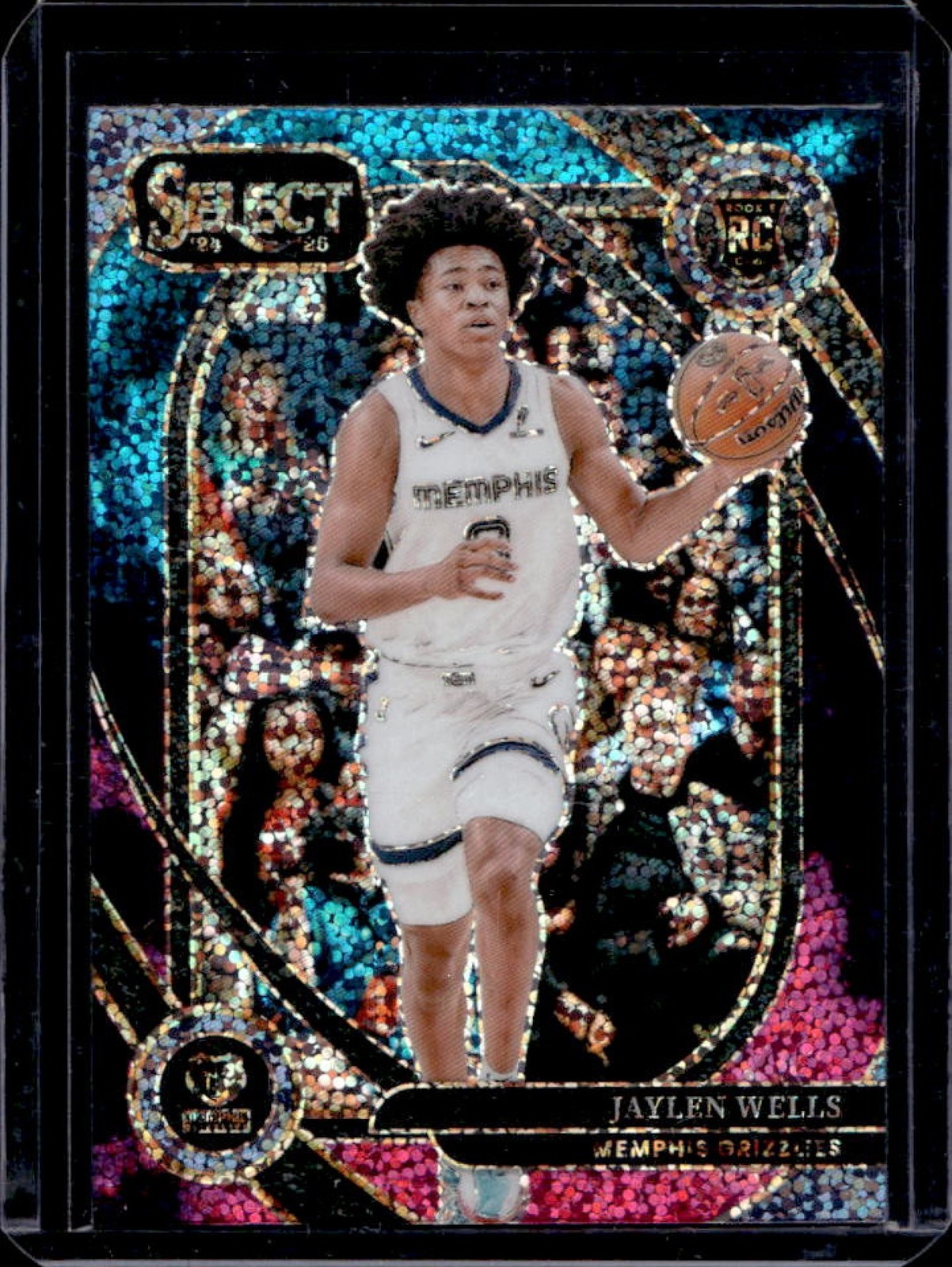 2024-25 Select Jaylen Wells Courtside SSP RC Cosmic Prizm #267 Grizzlies
