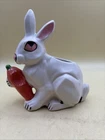 Vintage McCoy Pottery Rabbit With Carrot Planter