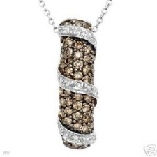 Terrific Necklace with 0.90ctw Genuine Clean Diamonds