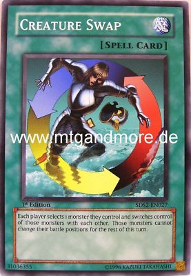 Yu-Gi-Oh 3x Creature Swap - - - 5DS2