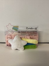 The Creme shop 3D Teddy Headyband Plushie Spa headband Shooting start detail
