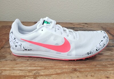 Nike Zoom Rival D 10 Track Spike Mens Size 12 White Flash Crimson 907566-100 