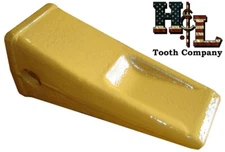 1U3252 FORGED Long Bucket Tooth for Cat J250 Series USA Made by H&L Tooth Co.